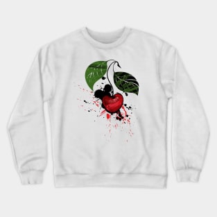 Cherry Berry ( Watercolor cherry ) Crewneck Sweatshirt